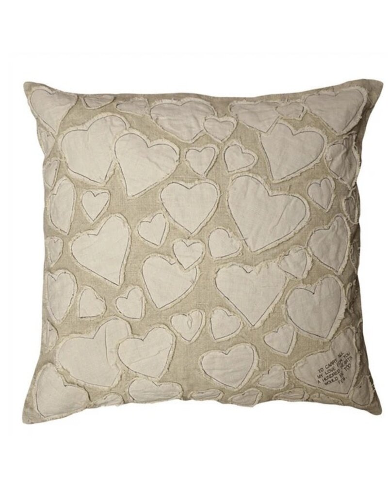 Sugarboo Designs Sugarboo Hearts "To Carry All My Love" Pillow
