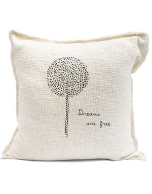 Sugarboo Designs Sugarboo Embroidered "Dreams Are Free" Pillow