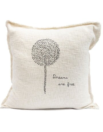 Sugarboo Designs Sugarboo Embroidered "Dreams Are Free" Pillow