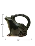 Creative Co-op Frog Watering Pitcher