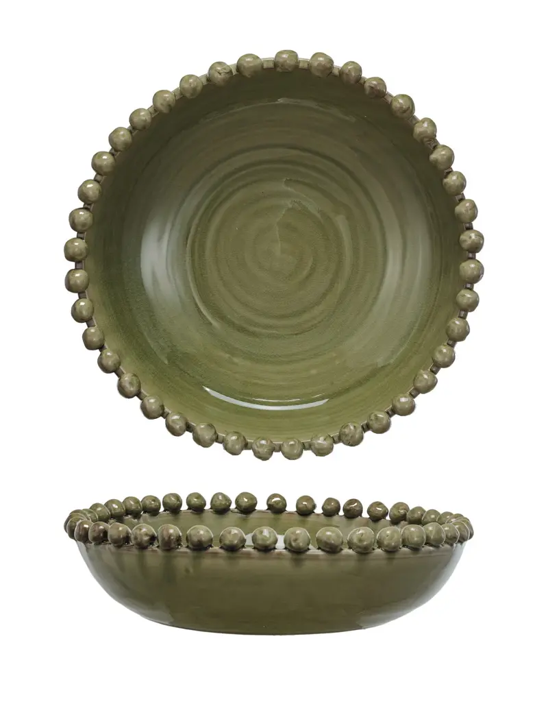 Creative Co-op Terracotta Hobnail Bowl
