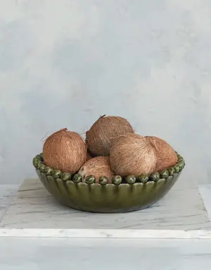 Creative Co-op Terracotta Hobnail Bowl