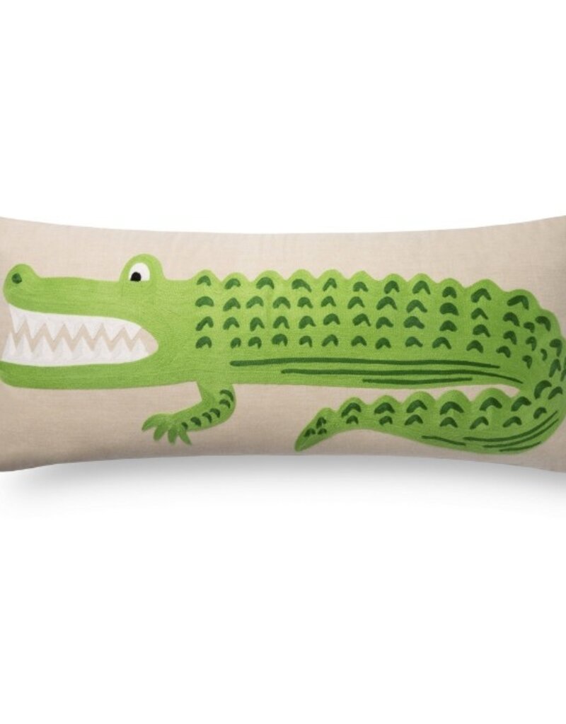 Rifle Paper / Loloi Rifle Paper Co. Alligator Pillow