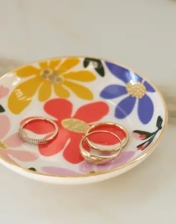 Idlewild Stationary Idlewild Trinket Dish - Primary Blooms