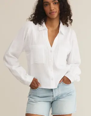 Z Supply Z Supply Campo Button Up Gauze Top