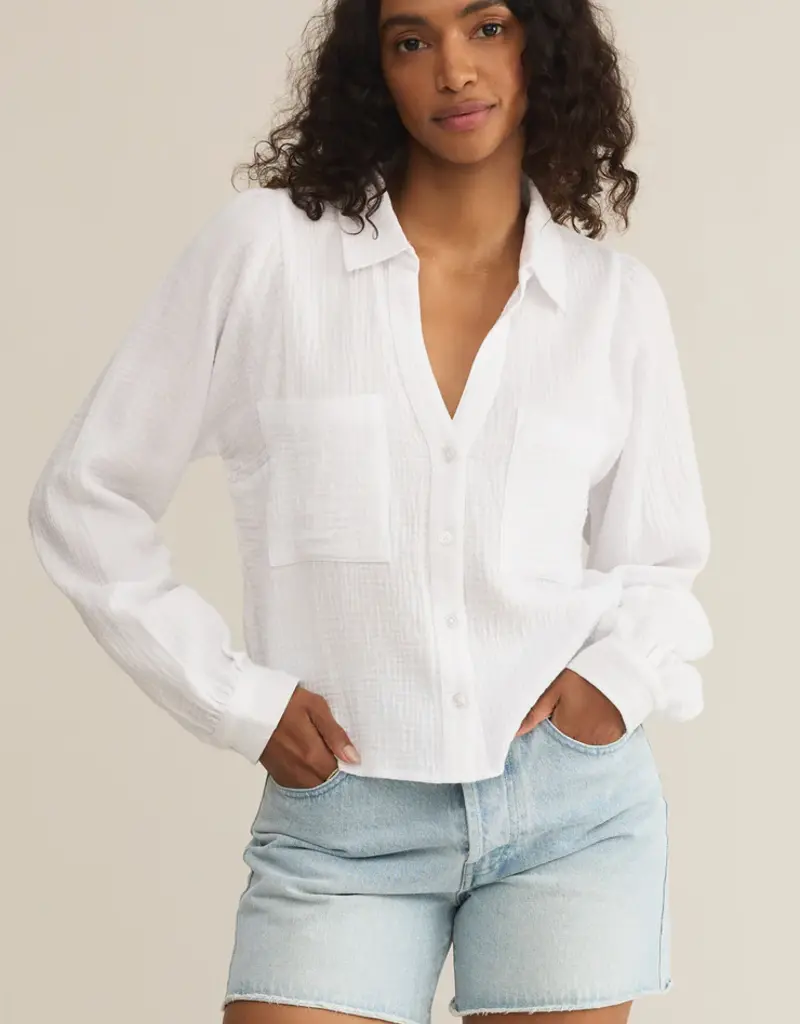 Z Supply Z Supply Campo Button Up Gauze Top
