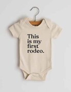 Gladfolk Gladfolk "This is My First Rodeo" Onesie
