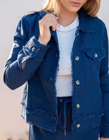 Voyageur by MerSea Voyageur Summer Linen Fray Jacket