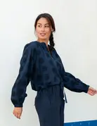 Voyageur by MerSea Voyageur Poete Eyelet Top