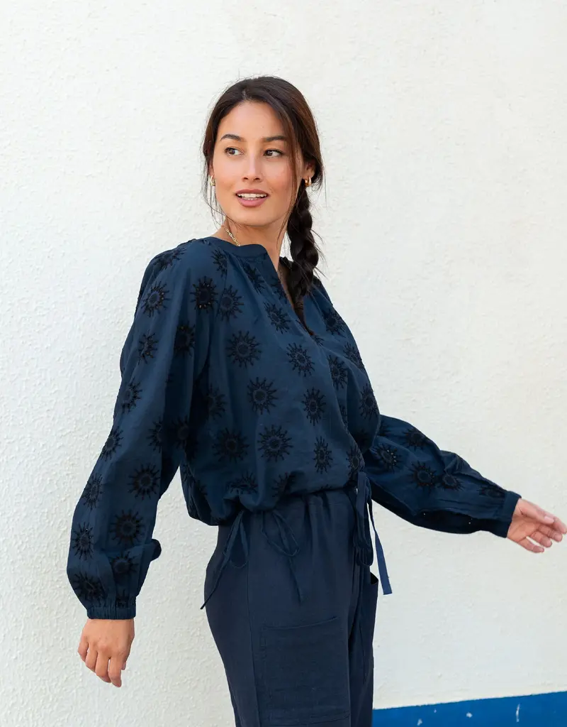 Voyageur by MerSea Voyageur Poete Eyelet Top