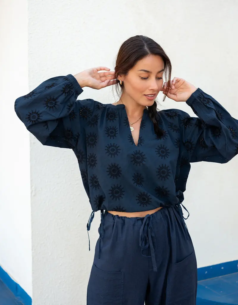 Voyageur by MerSea Voyageur Poete Eyelet Top