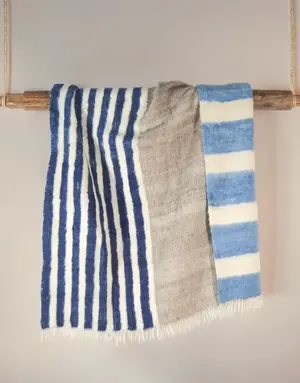 Meso Goods Meso Goods Ican Napped Wool Throw