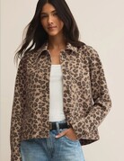 Z Supply Z Supply Bel Air Leopard Denim Jacket