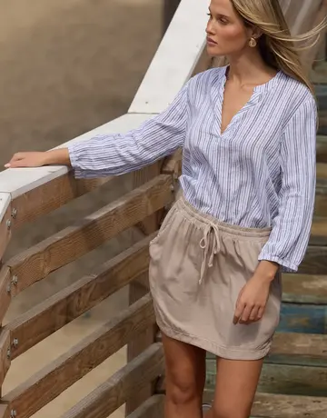 LA Made LA Made Gwen Linen Top