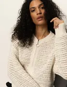 Sanctuary Sanctuary Open Knit Bomber Jacket