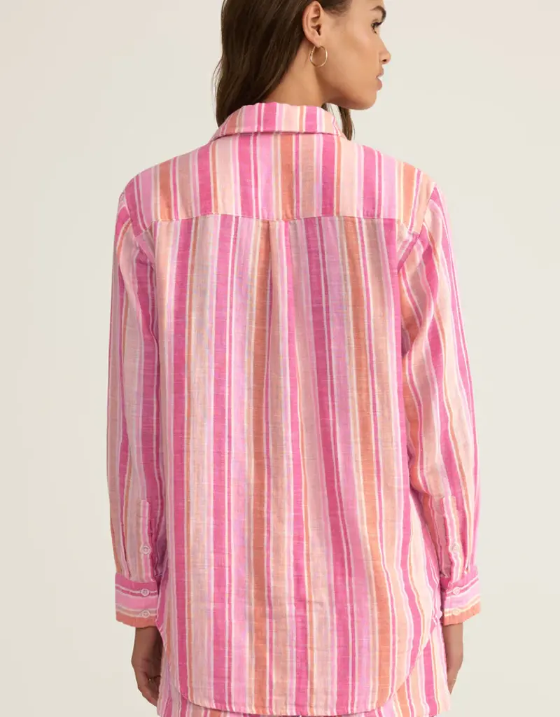 Z Supply Z Supply Saturdays Stripe Gauze Shirt
