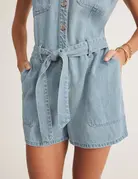 Z Supply Z Supply Dash Luxe Soft Denim Romper