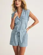 Z Supply Z Supply Dash Luxe Soft Denim Romper
