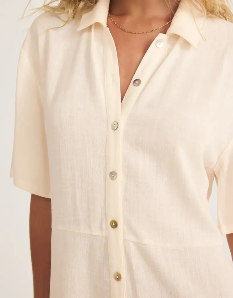 Z Supply Z Supply Marcell Button Up Romper