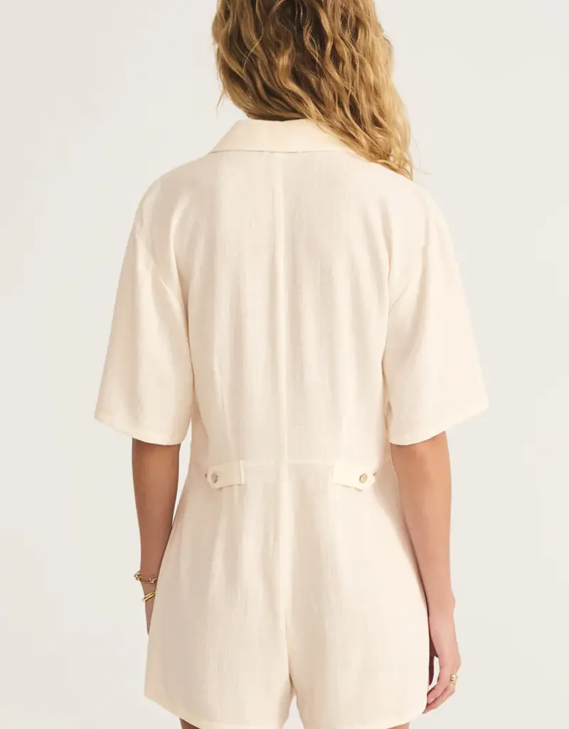 Z Supply Z Supply Marcell Button Up Romper