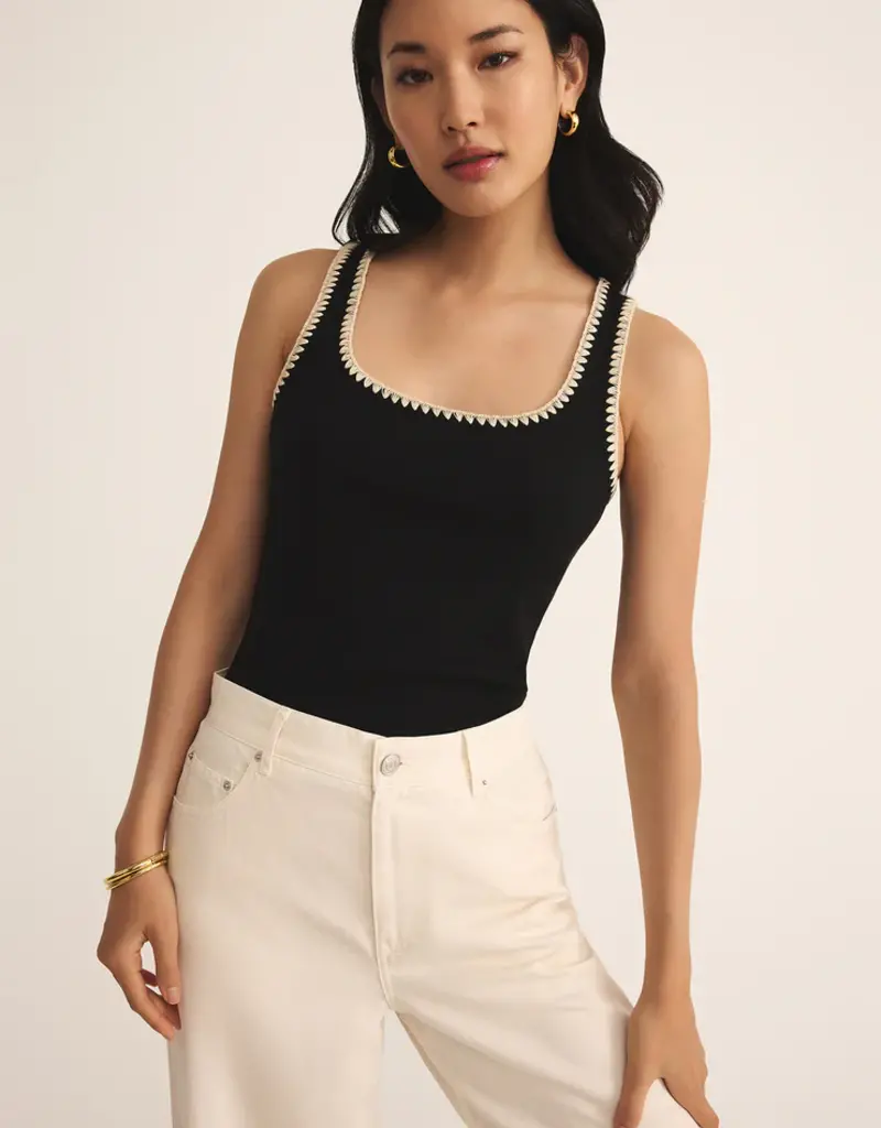 Z Supply Z Supply Jaidynn Whipstitch Rib Tank
