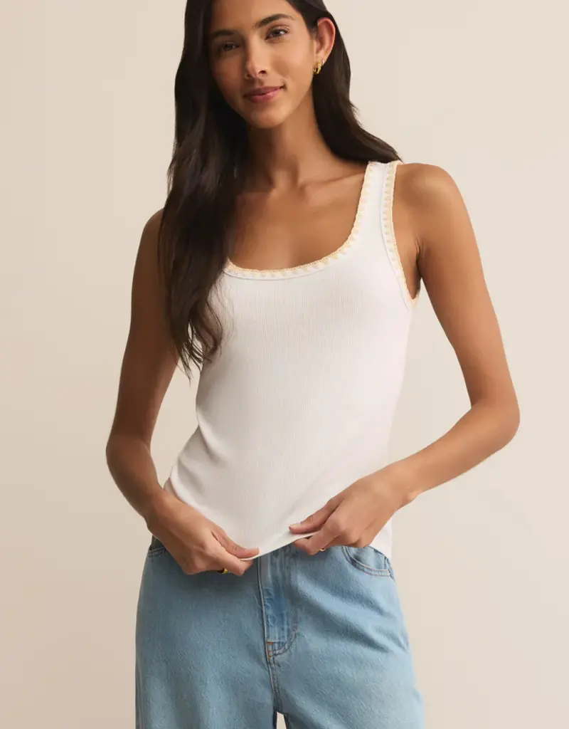 Z Supply Z Supply Jaidynn Whipstitch Rib Tank