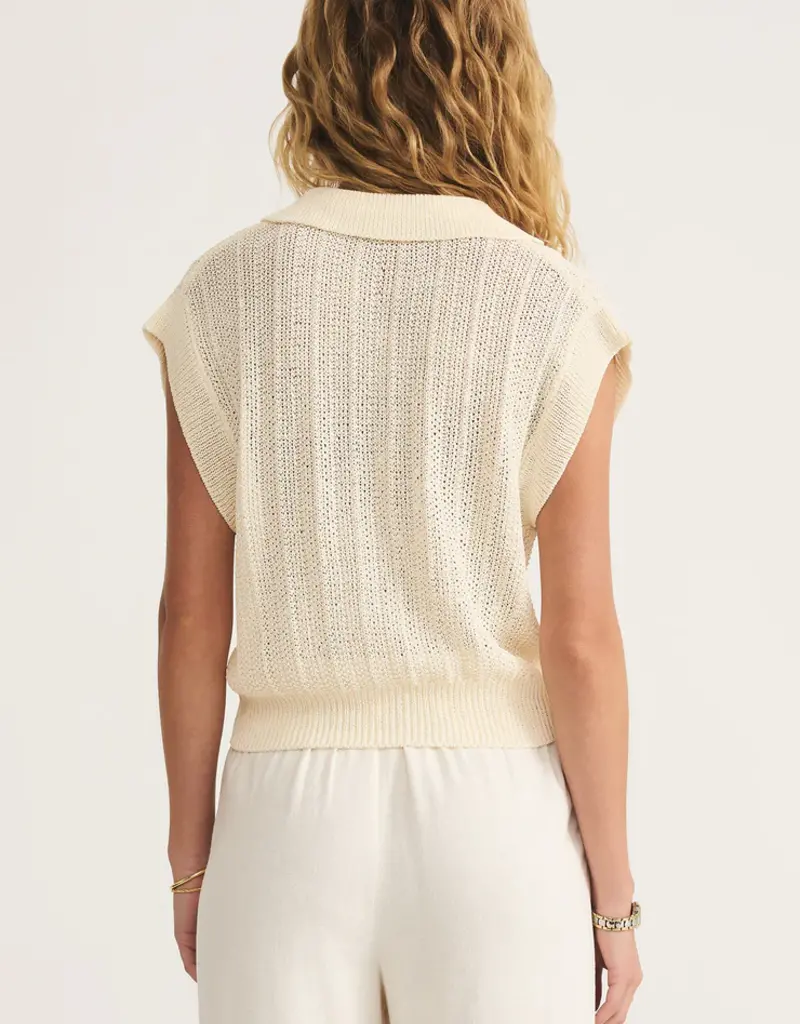 Z Supply Z Supply Lauden Crochet Polo