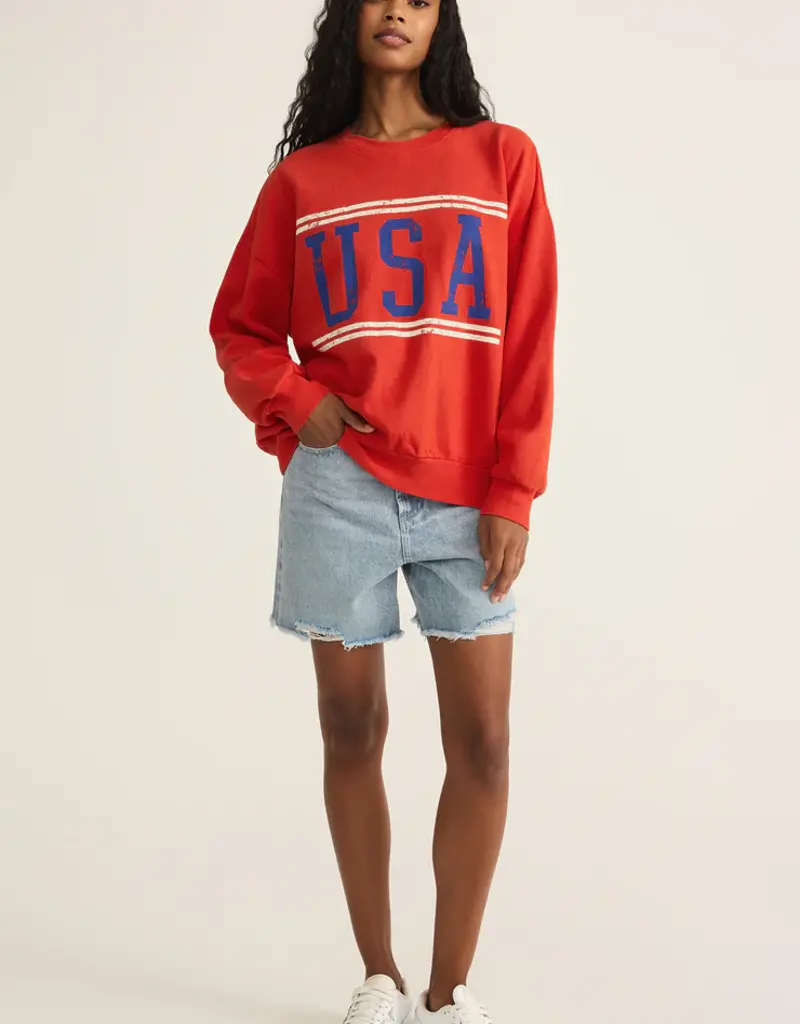 Z Supply Z Supply USA Sunday Sweatshirt