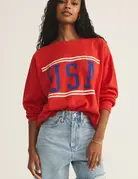 Z Supply Z Supply USA Sunday Sweatshirt