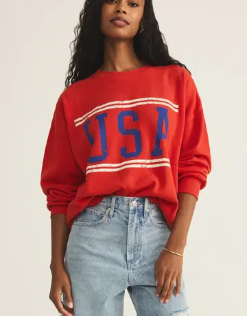 Z Supply Z Supply USA Sunday Sweatshirt