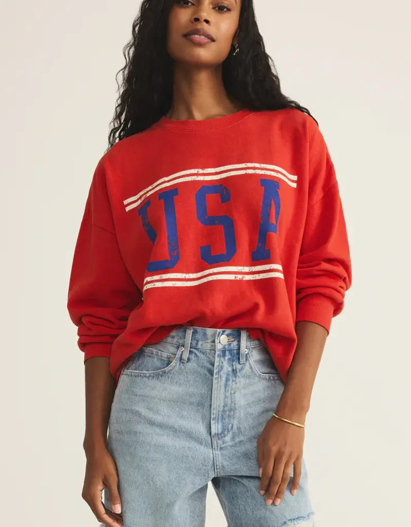 Z Supply Z Supply USA Sunday Sweatshirt