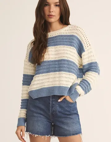 Z Supply Z Supply Bonapart Crochet Sweater