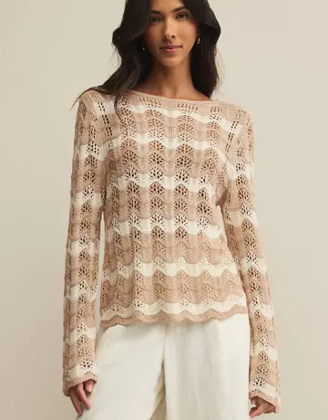 Z Supply Z Supply Azura Crochet Sweater