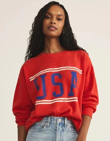 Z Supply Z Supply USA Sunday Sweatshirt