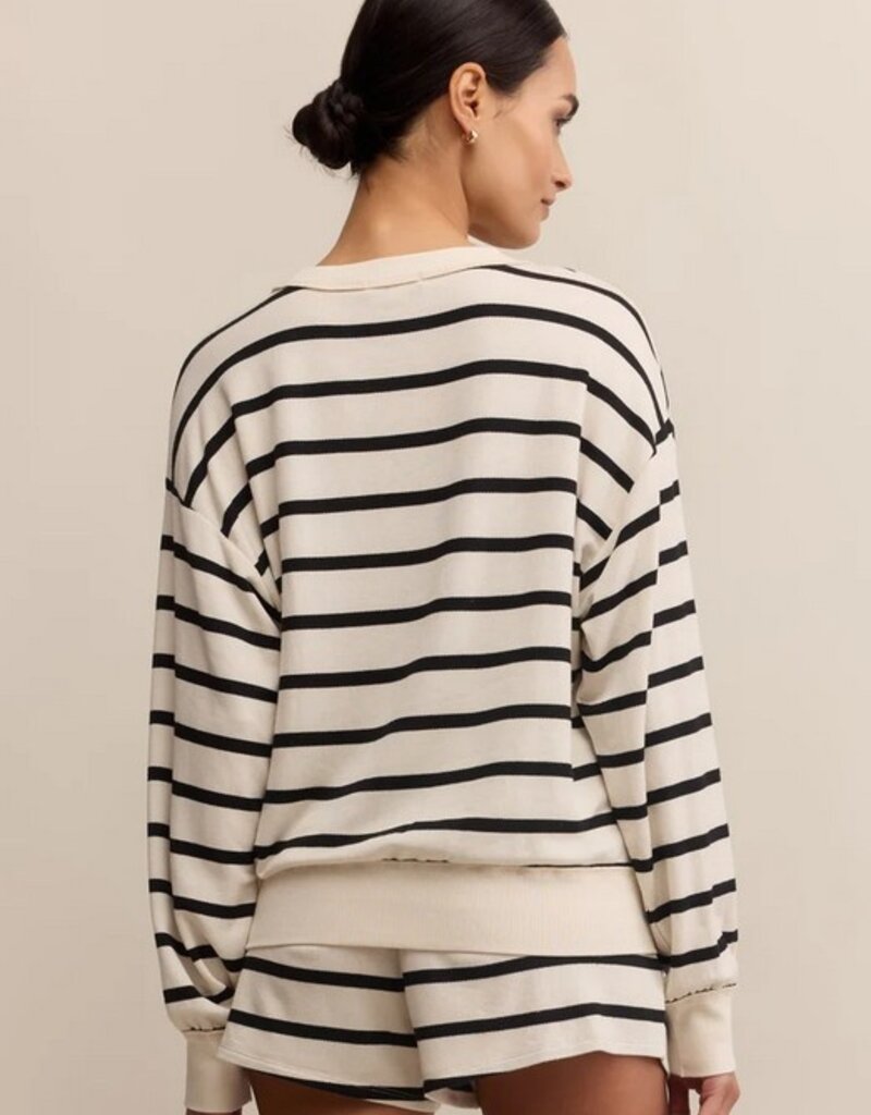 Z Supply Z Supply Stand Out Striped Sweatshirt