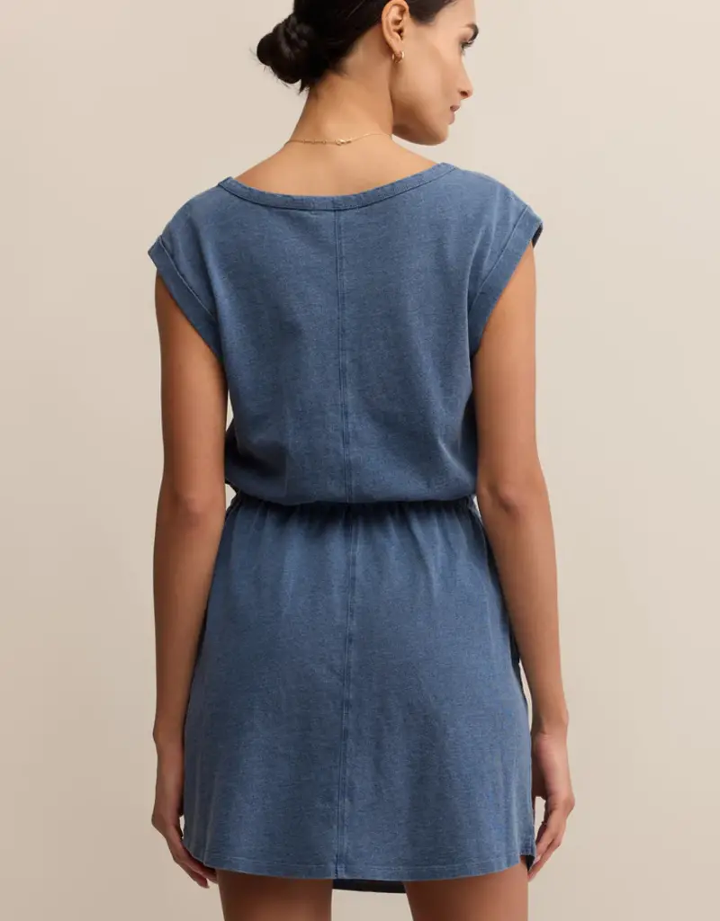 Z Supply Z Supply Dayshift Denim Mini Dress