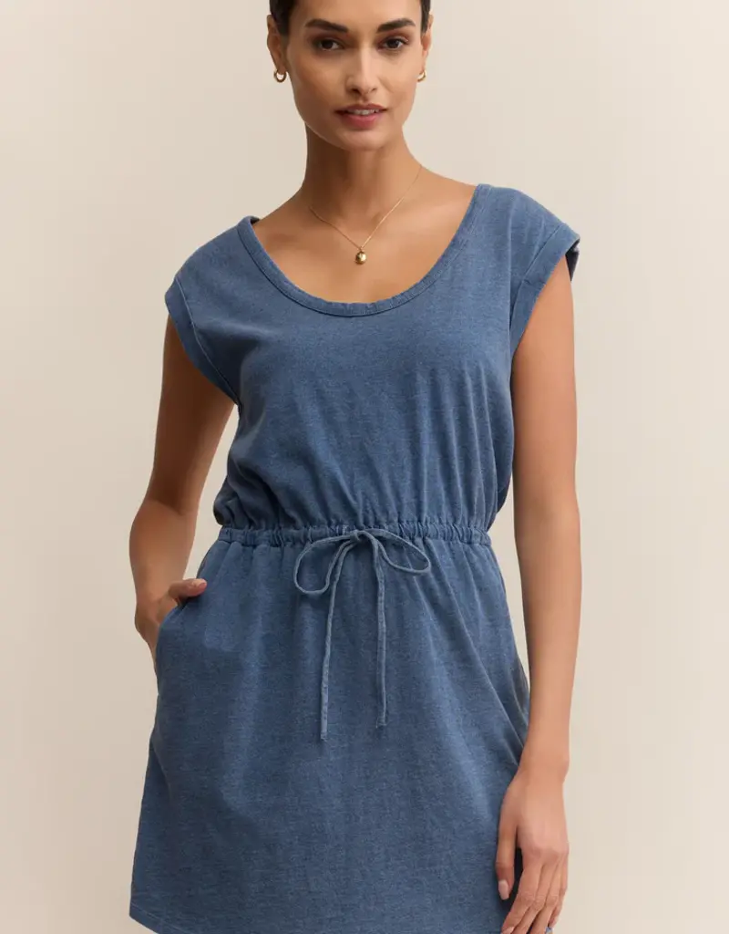 Z Supply Z Supply Dayshift Denim Mini Dress