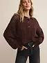 Z Supply Z Supply Looking Glass Crochet Polo Sweater