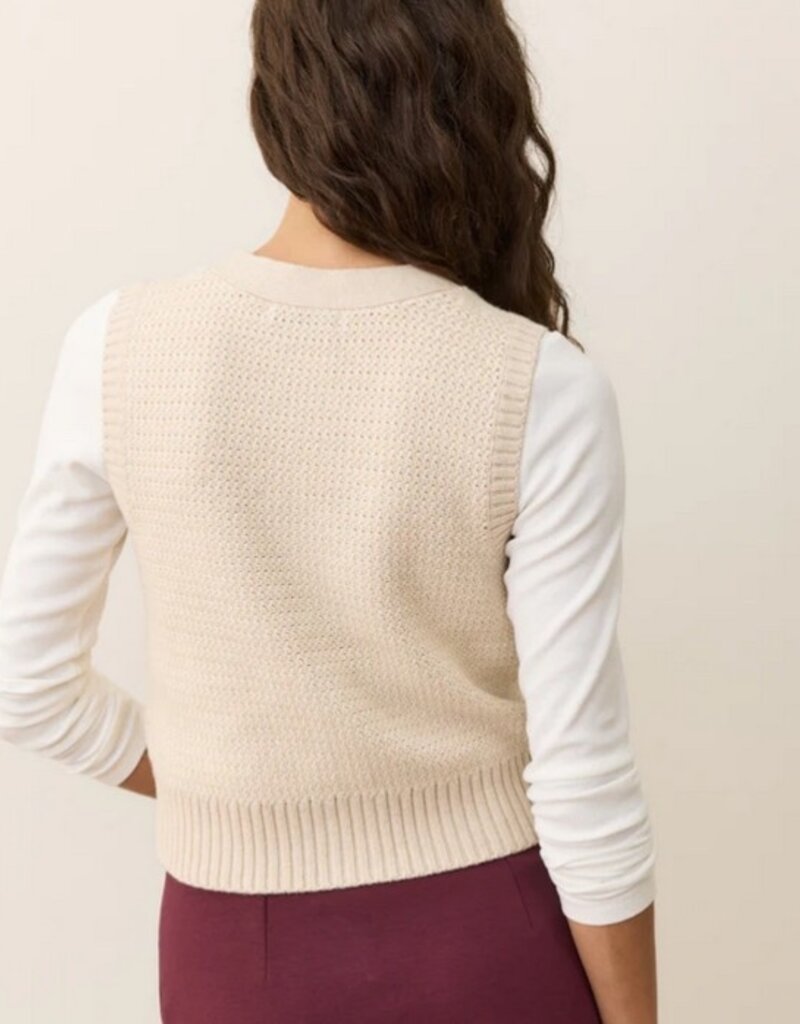 Marine Layer Marine Layer Robin Textured Sweater Vest
