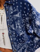 Free People Free People Bandana Jacquard Jacket