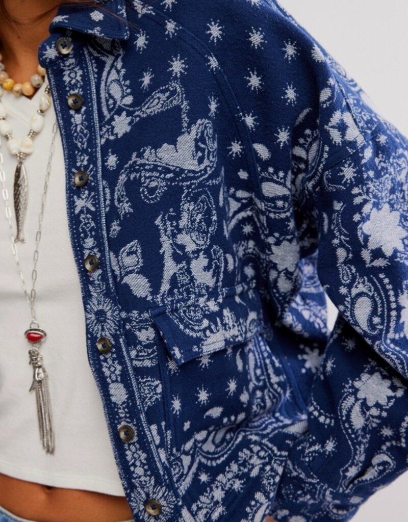 Free People Free People Bandana Jacquard Jacket