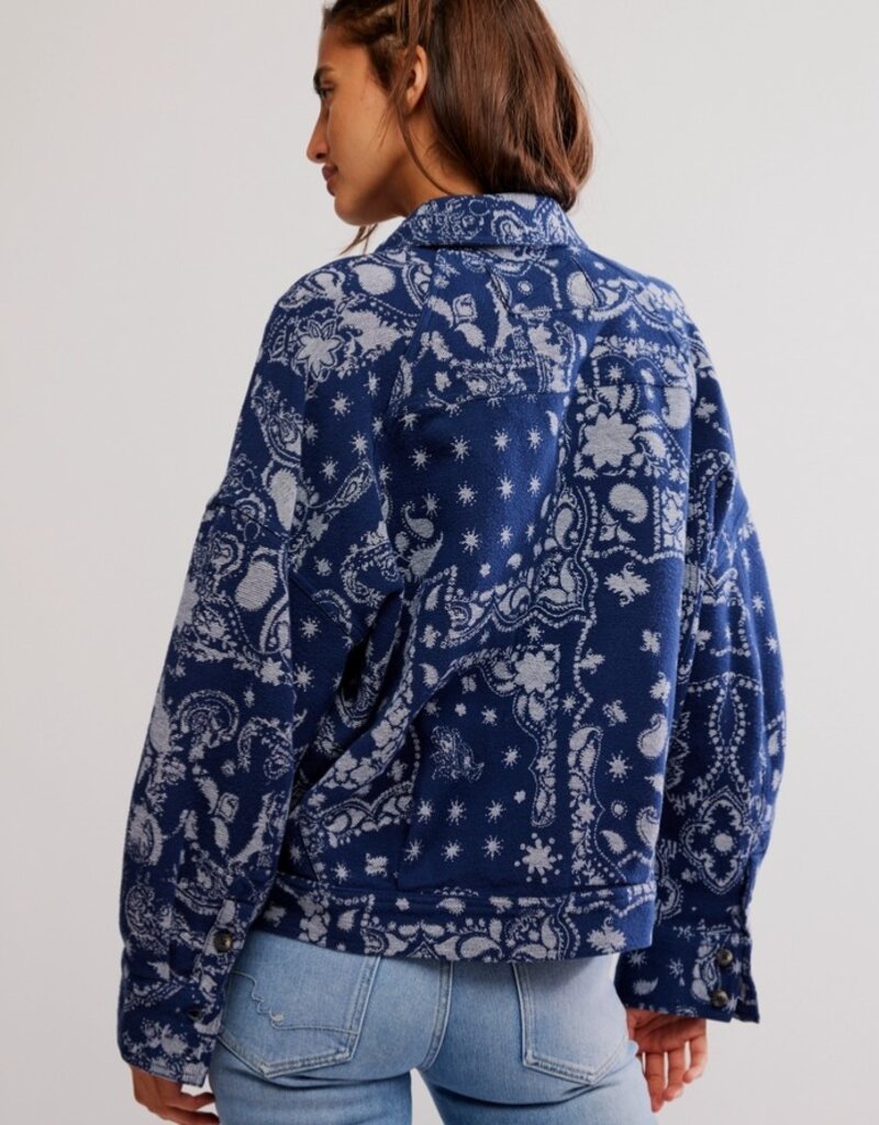 Free People Free People Bandana Jacquard Jacket