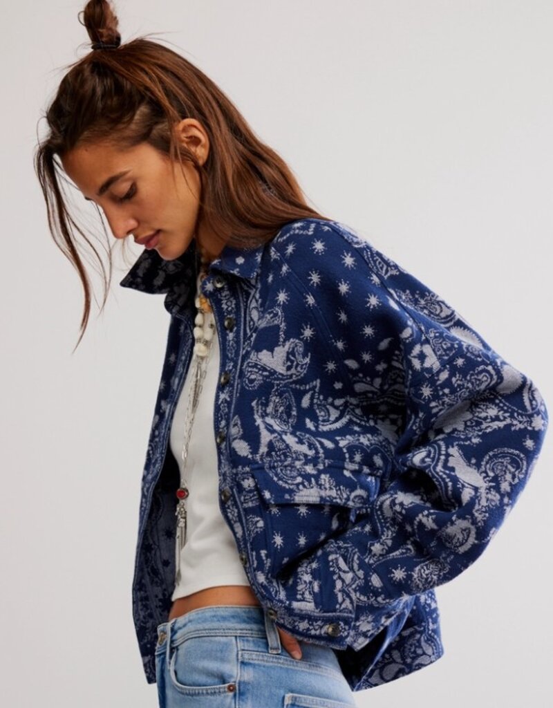 Free People Free People Bandana Jacquard Jacket