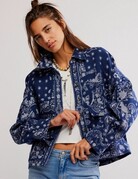 Free People Free People Bandana Jacquard Jacket