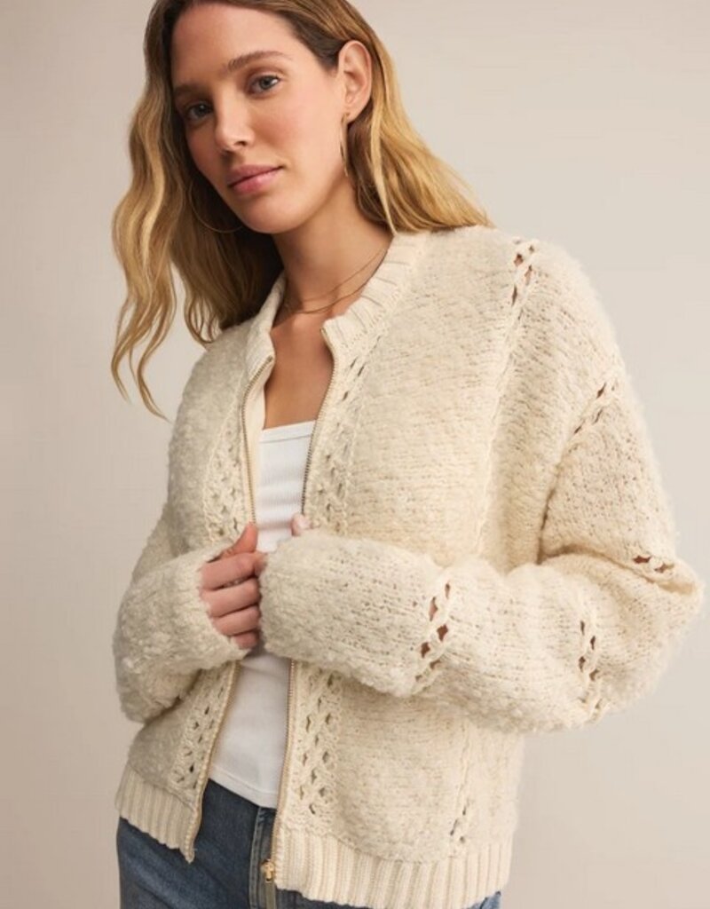 Z Supply Z Supply Sundance Zip-Up Sweater Jacket
