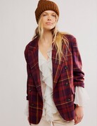Free People Free People Dean Double-Breasted Blazer