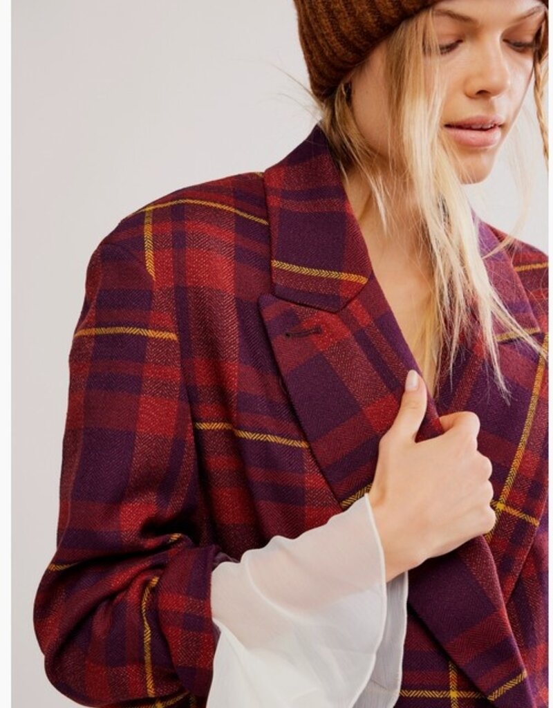 Free People Free People Dean Double-Breasted Blazer