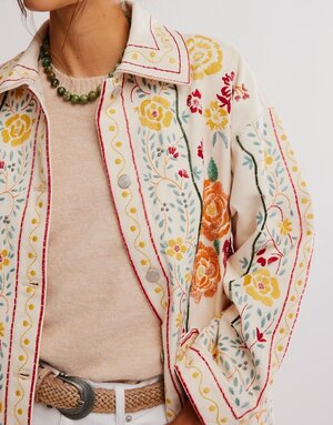 Free People Free People Avery Embellished Jacket