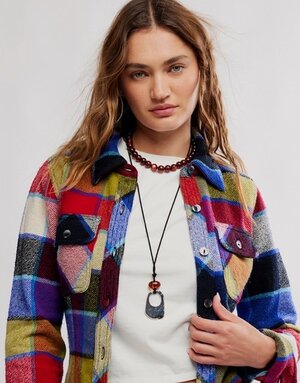 Free People Free People Winnie Plaid Shirt