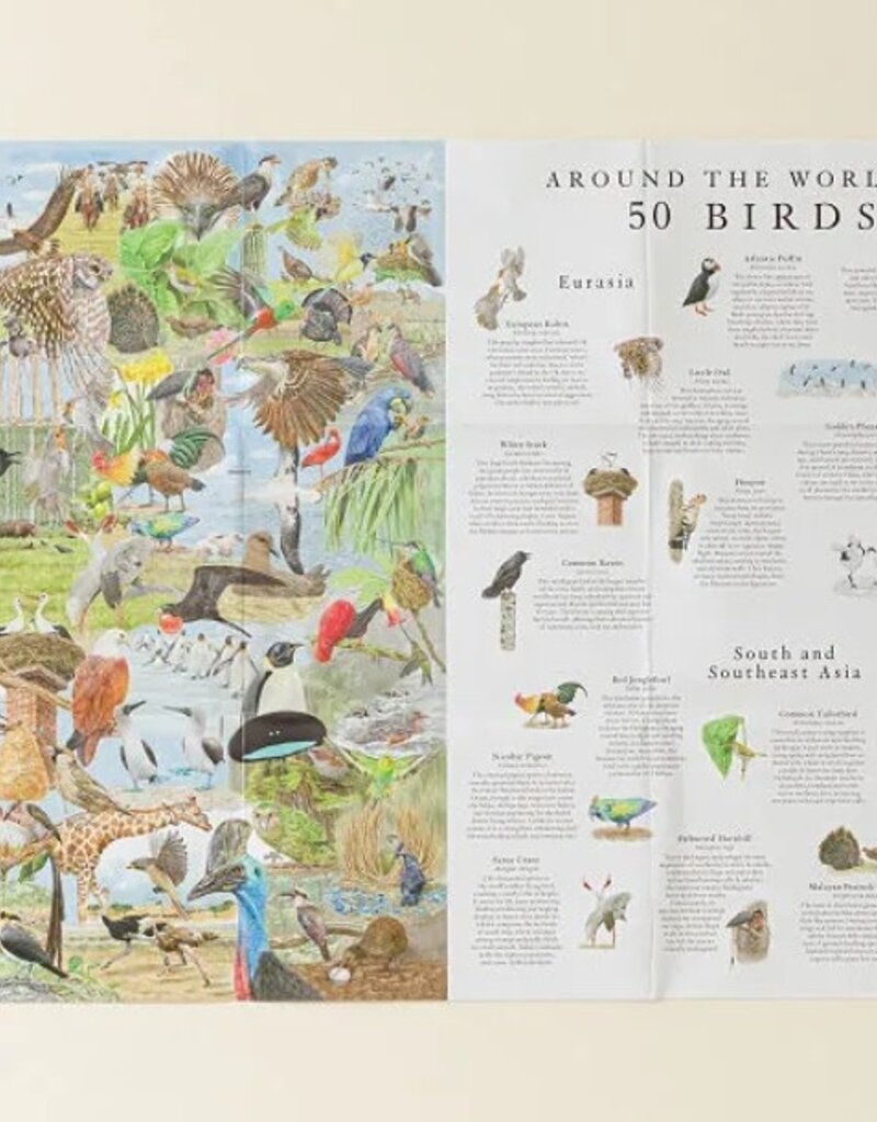 Chronicle Books Around The World in 50 Birds Puzzle